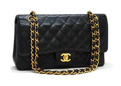 chanel black bag price|chanel classic black bag price.